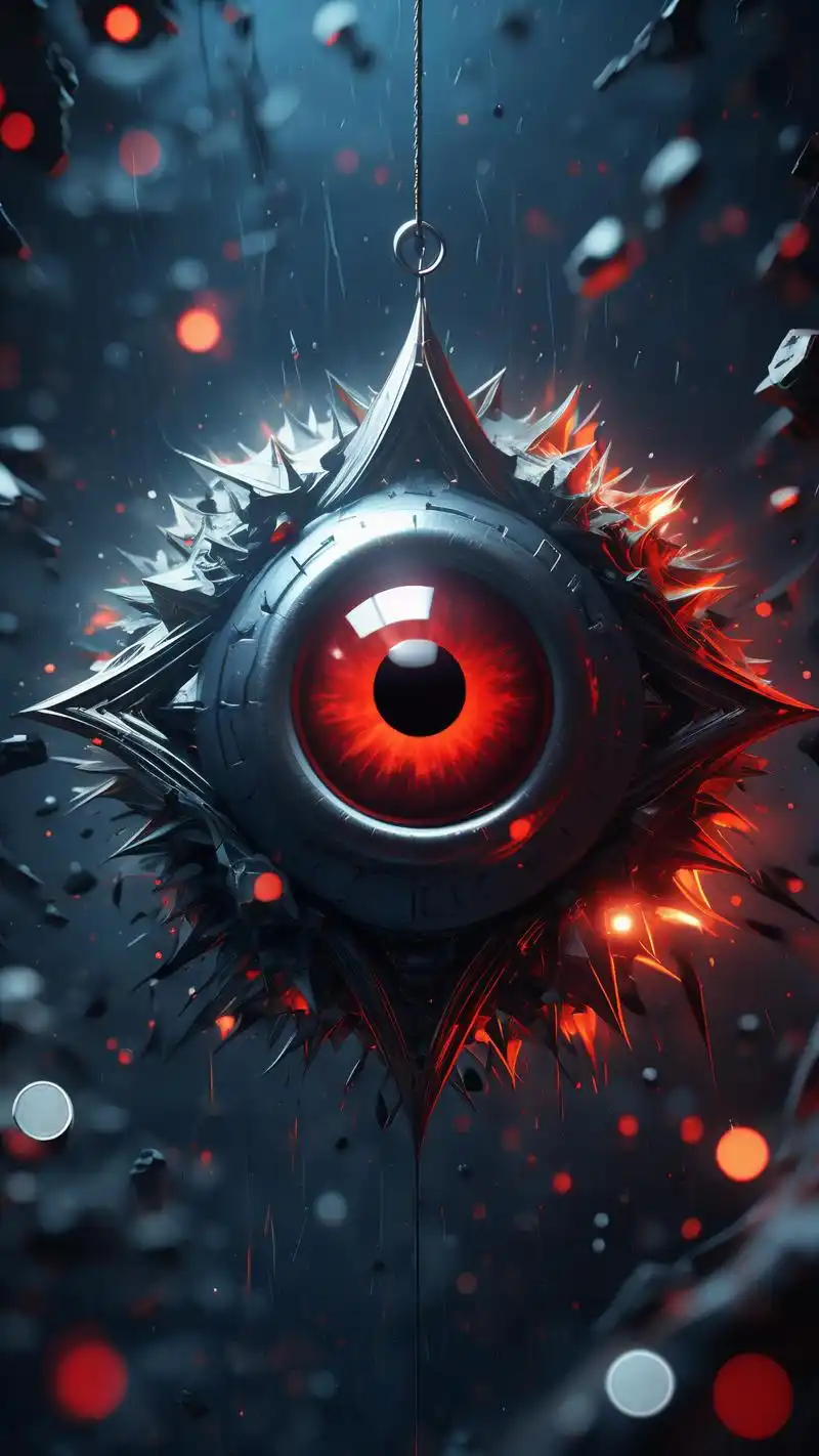 这组红眼特效夜空壁纸绝对能满足你的需求!