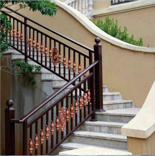 铝艺楼梯扶手-湖北宏德护栏有限公司