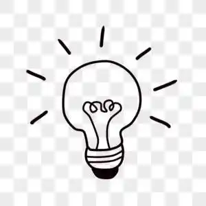 电灯泡简笔画 电灯泡简笔画图片