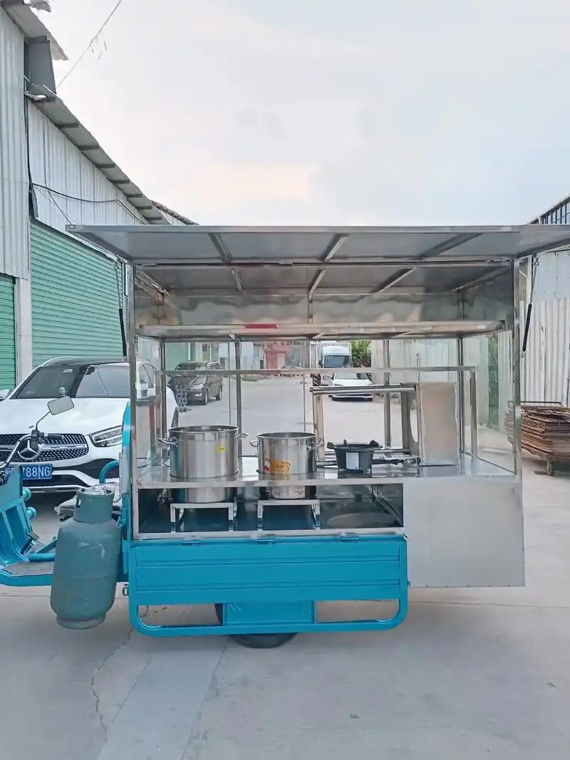 摆摊创业电动小吃车餐车.