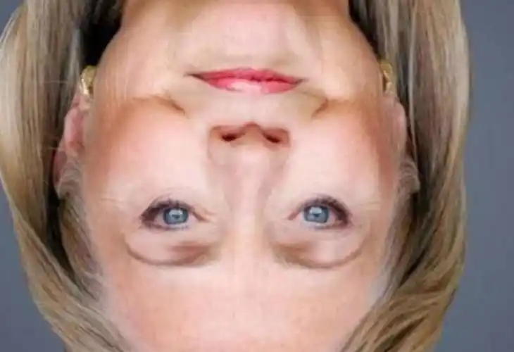 一张图倒过来看很恐怖这些图千万不要倒过来吓死人