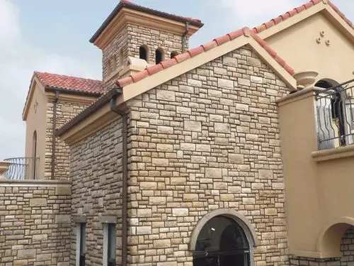 户外瓷砖外墙 300x600 天然仿石瓷砖