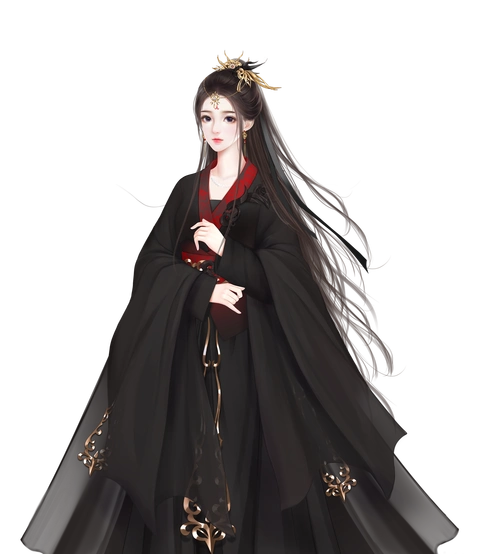 独立游戏古风男女主角立绘 - 米画师