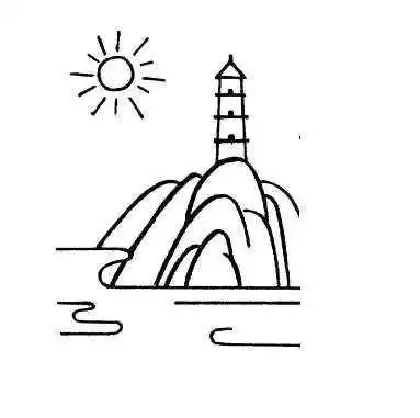 塔的简笔画 塔的简笔画图片大全