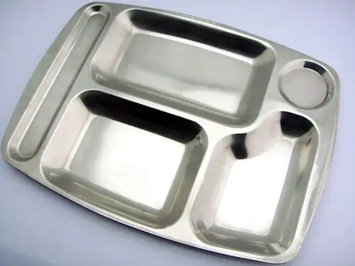 不锈钢快餐盘三格 批发不锈钢快餐盘三格 广州销不锈钢快餐盘三格