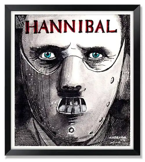 手绘电影海报临绘