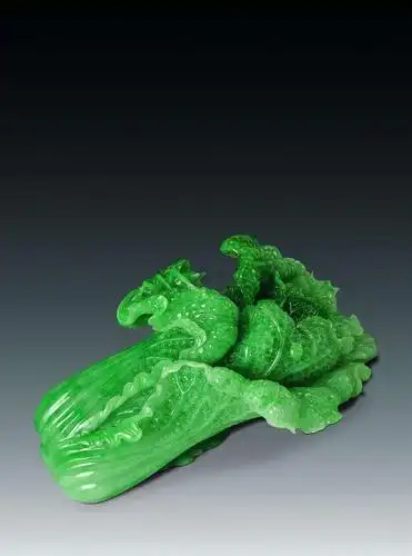 台北故宫讲稿翠玉白菜 经常食用富硒白菜