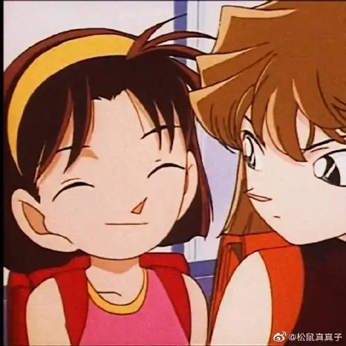 灰原哀##吉田步美# 都是我的心头好 . 来自松鼠真真子 - 微博