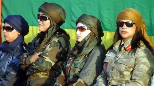 卡扎菲雇佣清一色女保镖,必须满足3个条件,真实目的隐藏这么深