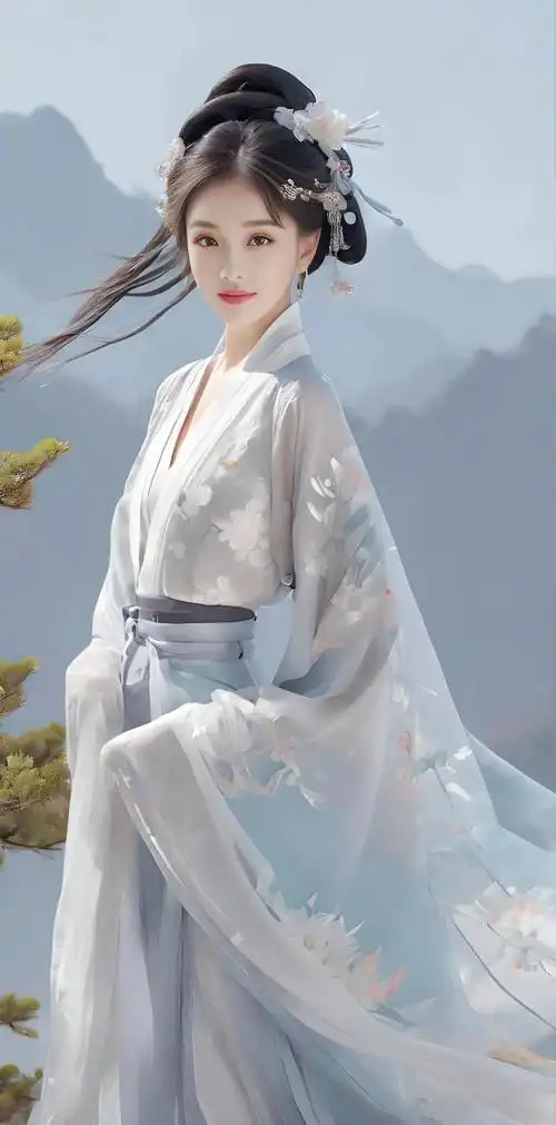 ai古装美女 | 绝美女孩绽放宋韵之美:婉约优雅 一貌倾城 仙姿玉色