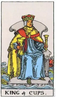 塔罗牌圣杯牌组圣杯国王