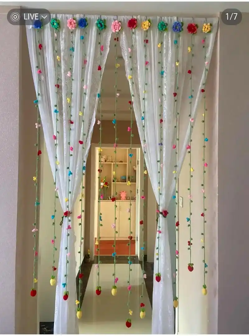 附图解:窗帘
佛系分享.出处见水印.
#手工 #手工diy