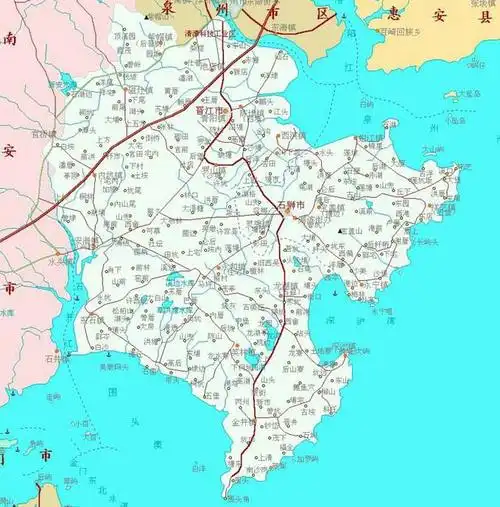 石狮市行政区域图_泉州地图_高清版_下载-政区地图