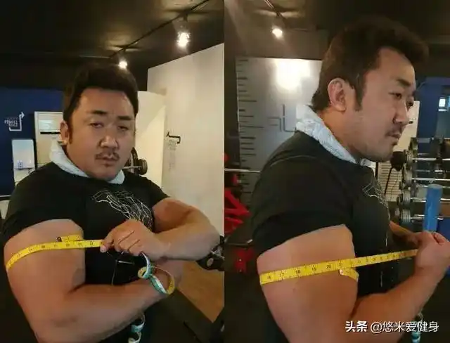 肌肉硬汉马东锡,臂围超过50厘米,6个器械动作打造强壮手臂