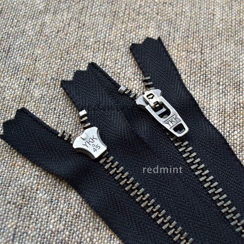 ykk拉链3号古银闭尾黑色西裤裤门牛仔裤金属拉链