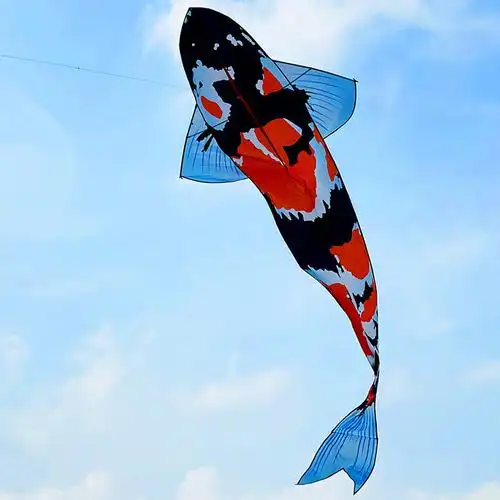 潍坊意诚2020年新款成人锦鲤鲤鱼风筝 工厂批发 大款风筝易飞大号