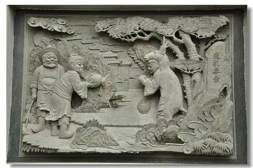 石雕二十四孝浮雕壁画赏析_手机搜狐网