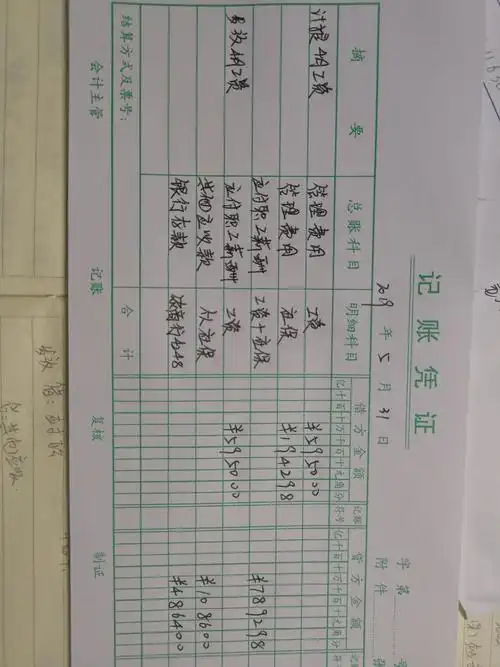 付工资社保会计分录怎么做