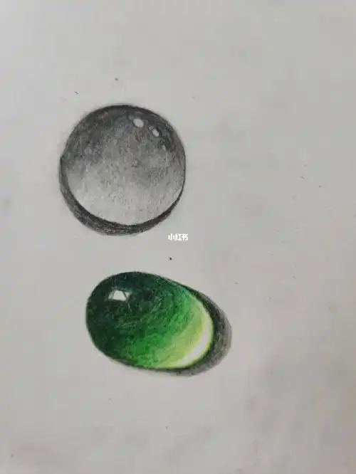 d24自由职业之从素描到插画 彩铅水滴画法