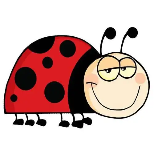 卡通七星瓢虫图案卡通七星瓢虫