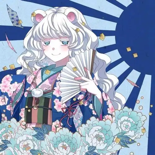 日本和服动漫女生头像_头像图片_扣扣乐园