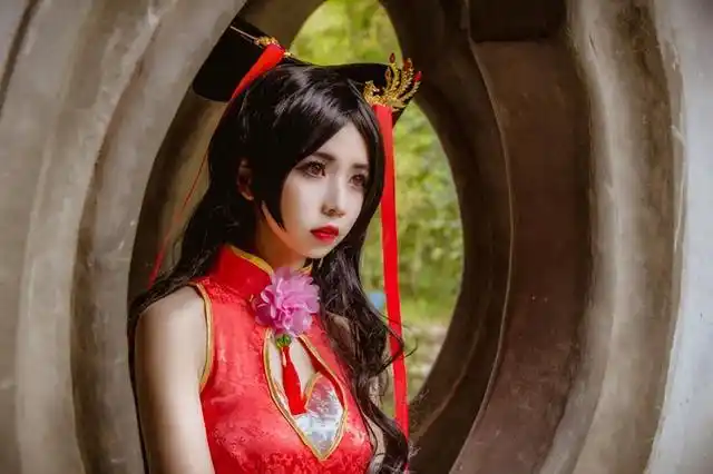 cos正片——王者荣耀貂蝉同人旗袍