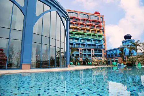 云南玉溪澄江海豚湾酒店来抚仙湖度假这家真是不错选择比希尔顿要好