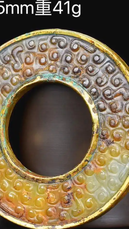 古玉老玉汉代玉壁