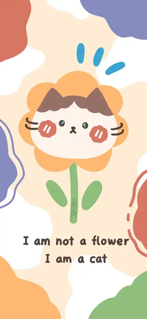 少女心壁纸- cr:@橙小鹿c渐变纯色/手绘壁纸/聊天背景/小清新ins/油画