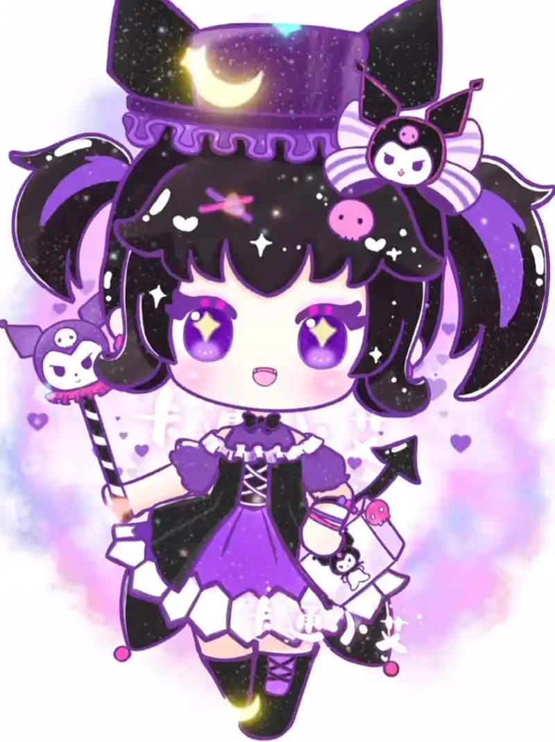 库洛米  拉沙尔 迷你世界 卡通画