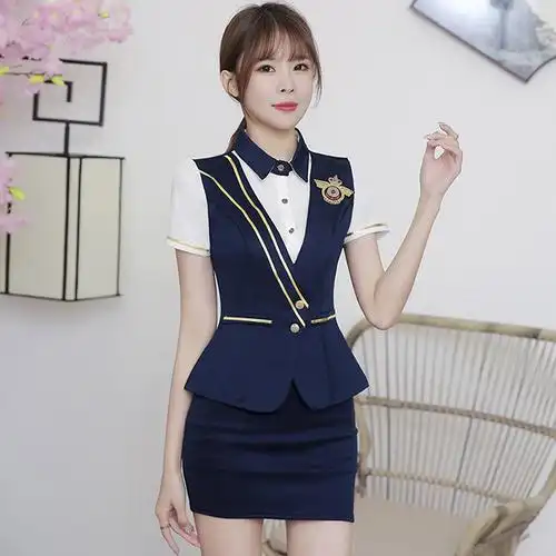 足浴技师工作服足疗桑拿按摩洗浴沐足2021新款性感女显瘦工衣套装