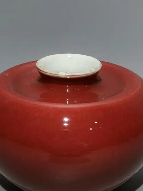 大清康熙特级豇豆红苹果尊