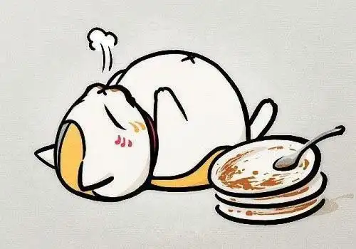 吃饱 表情包 第1页动漫 简笔画 卡通 漫画 手绘 头像 线稿 515276小猪