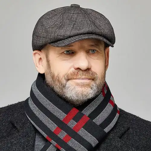 老人帽子男士冬季保暖八角中老年人加厚爸爸爷爷帽子