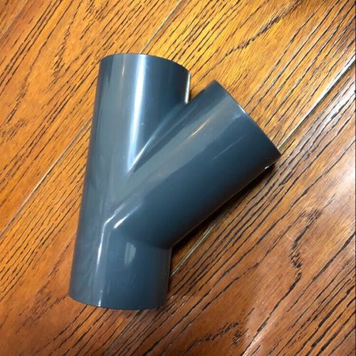 upvc塑料给水管配件 pvc斜三通 45度三通 斜面三通 y型三通 y三通