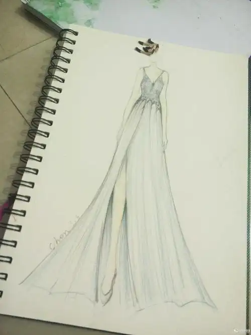 设计稿婚纱