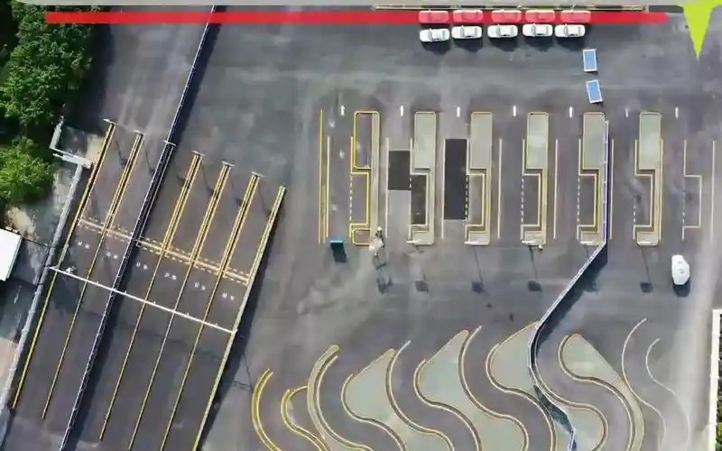 武汉庙山科目二考场考试流程,考试全过程视频,平面图路线图!