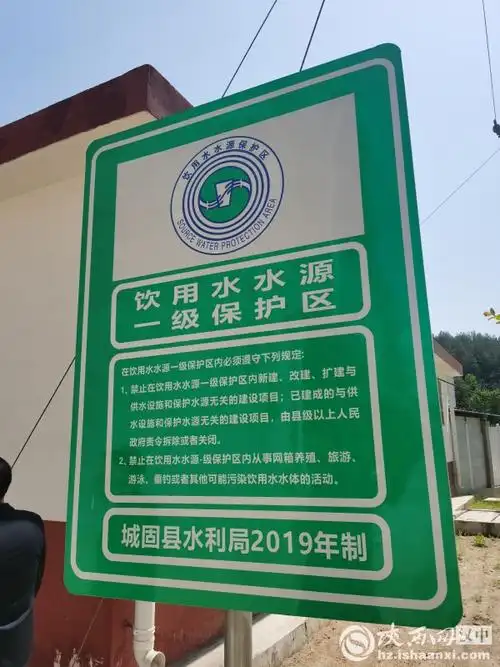 水源保护警示牌