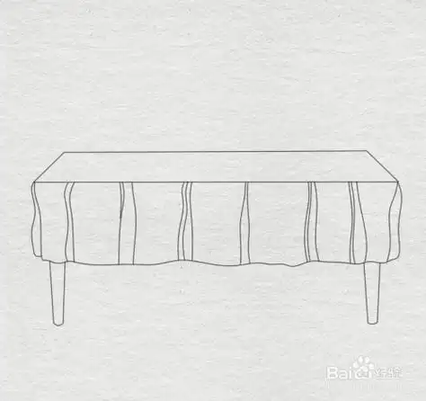 简笔画--餐桌的简笔画法