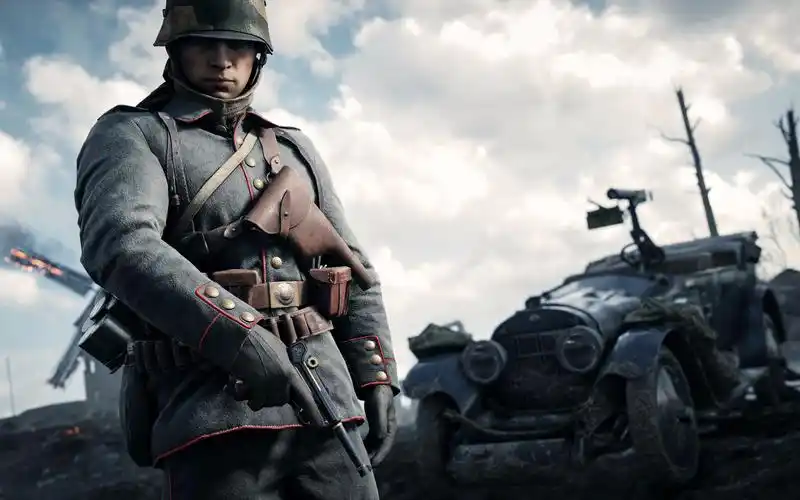 【战地1薯条】烟里面什么都看不见怎么办?蒙几枪就对了!