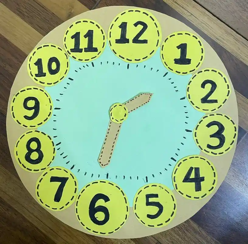 二年级的手工小闹钟