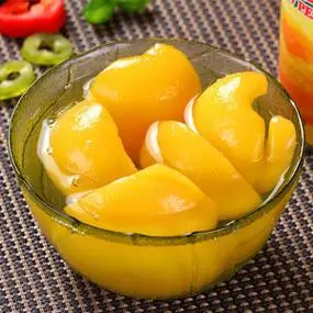 黄桃罐头 大片黄桃 黄桃罐头 开罐即食水果罐头 425克