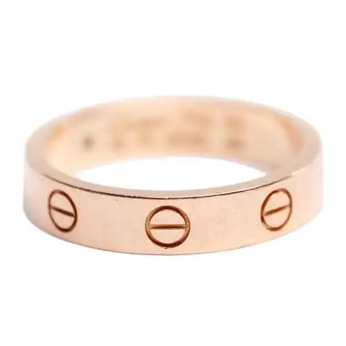 > cartier(卡地亚)女士单钻黄750戒指