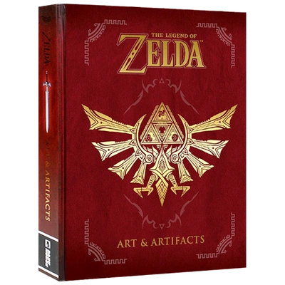 legendzeldaartifacts英文塞尔达传说艺术物品道具设定30周年版画册