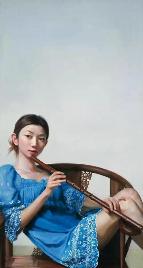 自由艺术家超写实人物油画欣赏,细腻逼真,栩栩如生