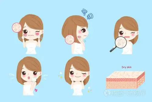 皮肤干燥的女人
