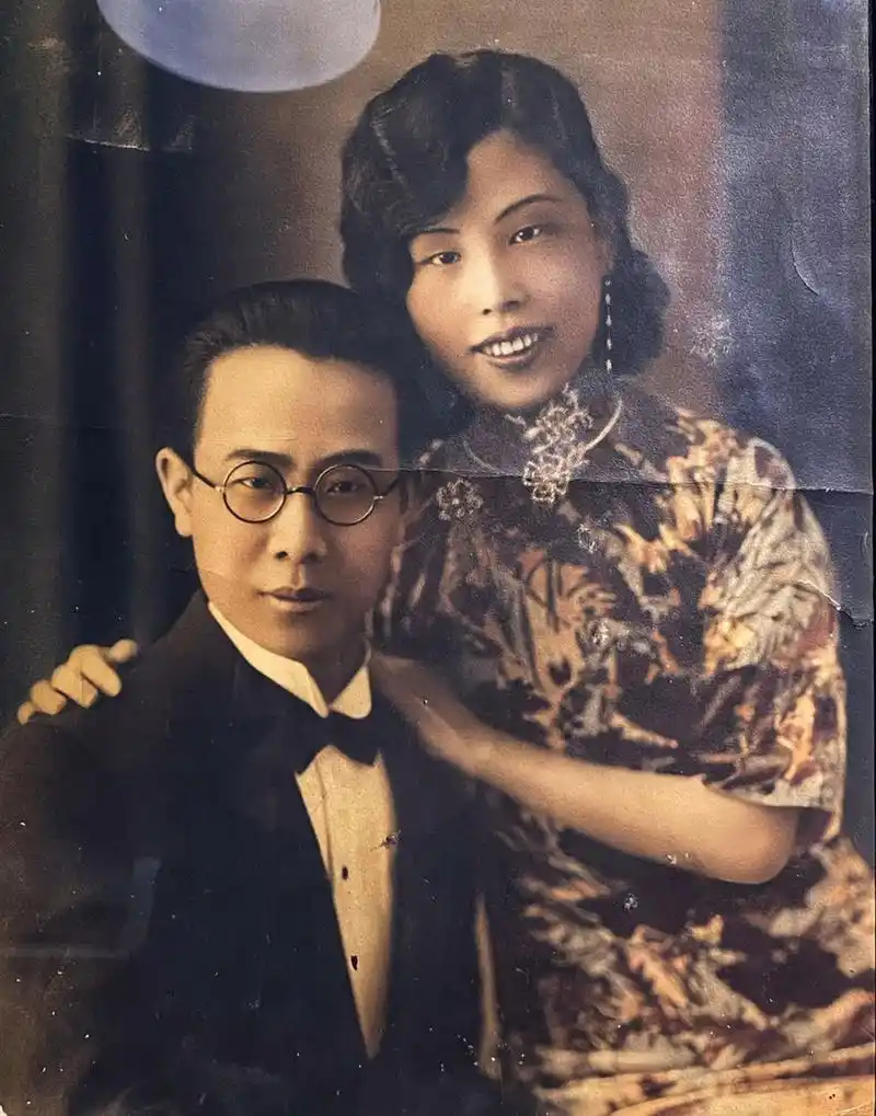 民国初年～夫妻合影老照片