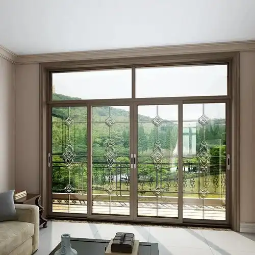 4开推拉门,采用钢化玻璃.