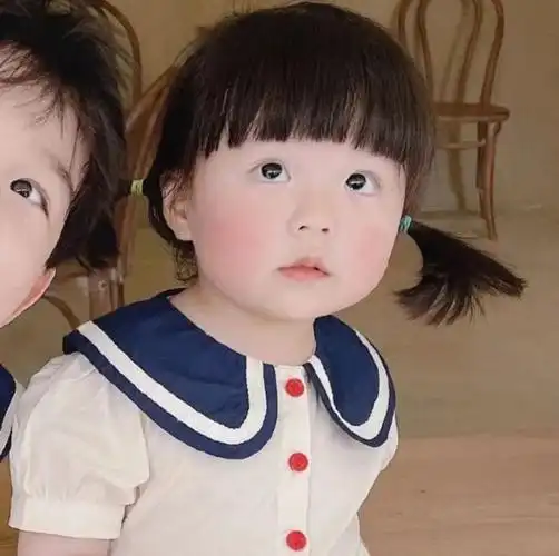 萌娃情头丸子妹和大q宝