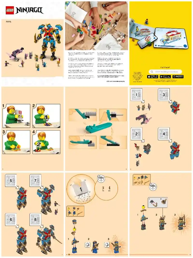 乐高幻影忍者16季71775图纸#乐高杰瑞工作室  - 抖音